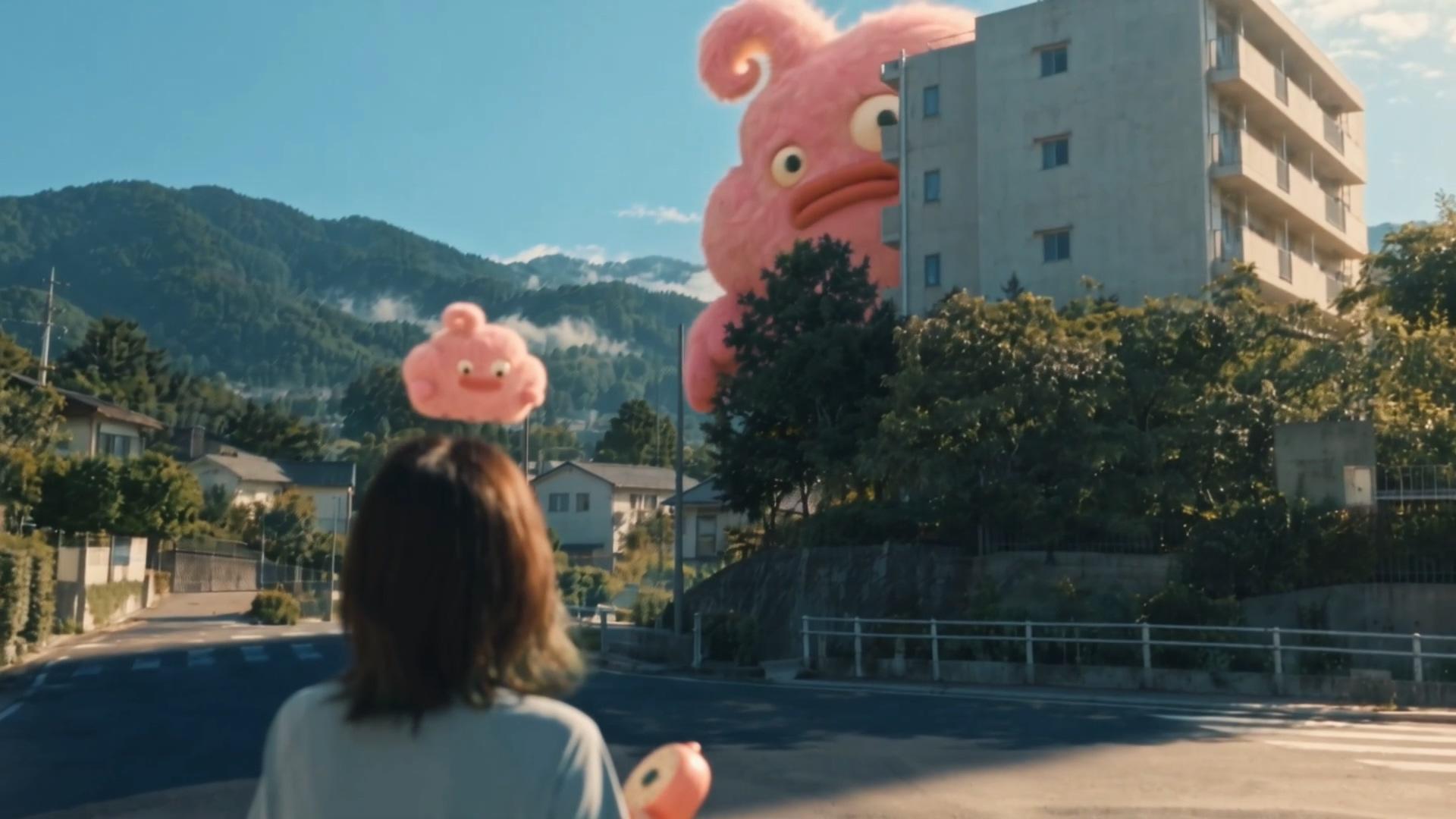 《天气预报没说它会跟着我》作品画面